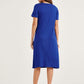 Azure Classic Lift Up Maternity Nursing Dress