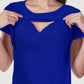 Azure Classic Lift Up Maternity Nursing Dress